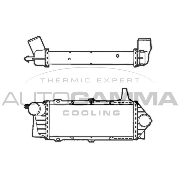 Слика на Интеркулер AUTOGAMMA 101505