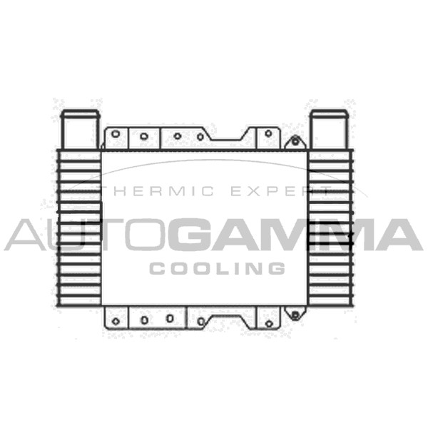 Слика на интеркулер AUTOGAMMA 105741 за Hyundai Galloper 2 (JK-01) 2.5 TD intercooler - 99 коњи дизел