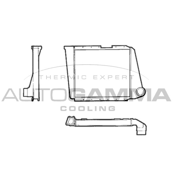 Слика на Интеркулер AUTOGAMMA 402170