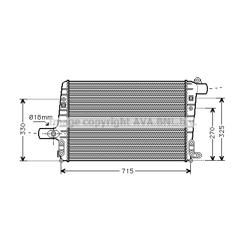 Слика на Интеркулер AVA QUALITY COOLING AI4136