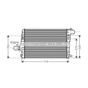 Слика 1 $на Интеркулер AVA QUALITY COOLING AI4136