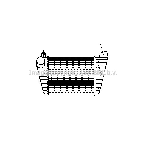 Слика на интеркулер AVA QUALITY COOLING AI4172 за VW Golf 4 (1J1) 1.9 TDI - 90 коњи дизел