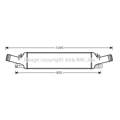 Слика на интеркулер AVA QUALITY COOLING AI4294 за Audi A4 Allroad (8KH, B8) 2.0 TDI quattro - 143 коњи дизел