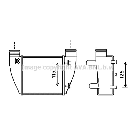 Слика на Интеркулер AVA QUALITY COOLING AI4364