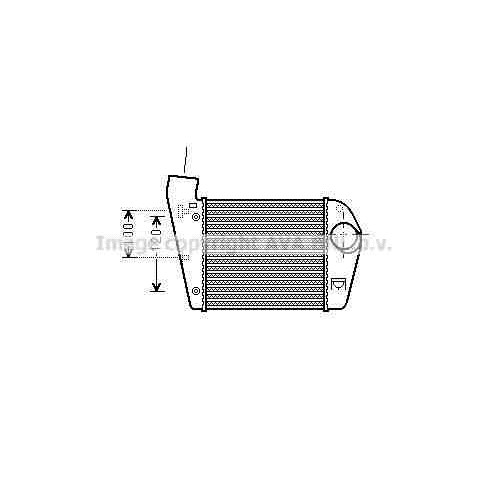 Слика на Интеркулер AVA QUALITY COOLING AIA4308