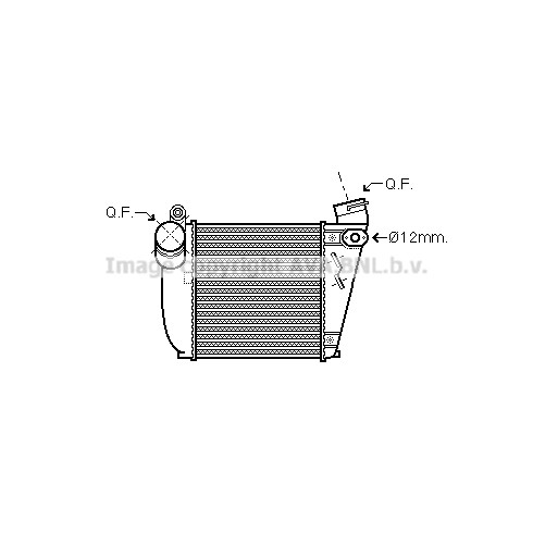 Слика на интеркулер AVA QUALITY COOLING AIA4354 за Skoda Octavia Estate (1U5) 1.9 TDI - 100 коњи дизел