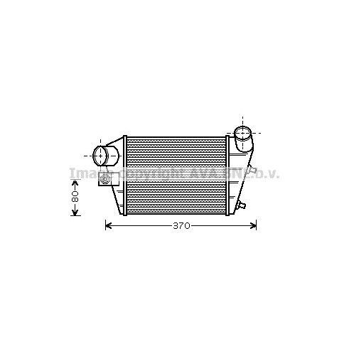 Слика на интеркулер AVA QUALITY COOLING ALA4086 за Alfa Romeo GT 1.9 JTD - 150 коњи дизел