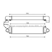 Слика 1 на интеркулер AVA QUALITY COOLING AUA4218