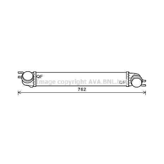 Слика на интеркулер AVA QUALITY COOLING BW4425 за Mini (R56) Hatchback Cooper SD - 136 коњи дизел