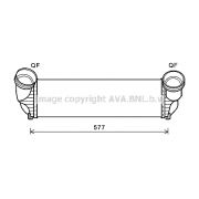 Слика 1 на интеркулер AVA QUALITY COOLING BWA4543