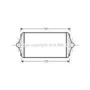 Слика 1 на интеркулер AVA QUALITY COOLING CN4086