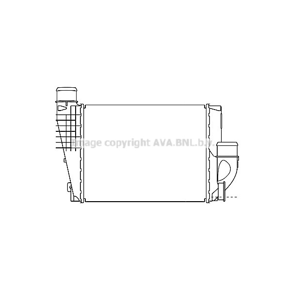 Слика на интеркулер AVA QUALITY COOLING CN4317 за Citroen Jumpy Box (V) 1.6 BlueHDi 95 - 95 коњи дизел