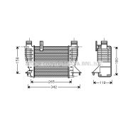 Слика 1 на интеркулер AVA QUALITY COOLING DNA4356