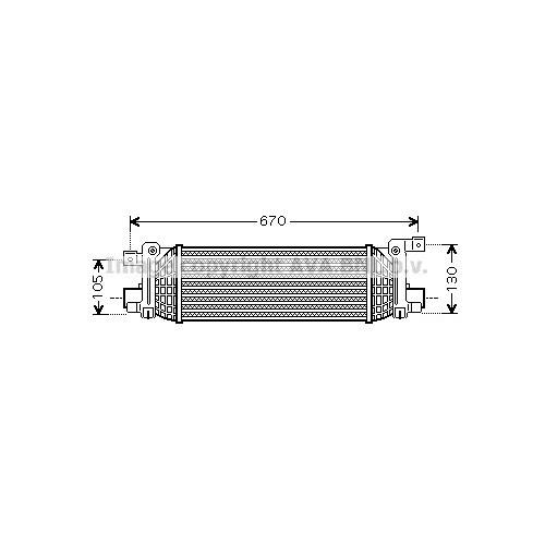 Слика на интеркулер AVA QUALITY COOLING FDA4401 за Ford Fiesta 5 (jh,jd) 1.4 TDCi - 68 коњи дизел