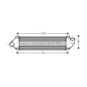 Слика 1 на интеркулер AVA QUALITY COOLING FDA4438