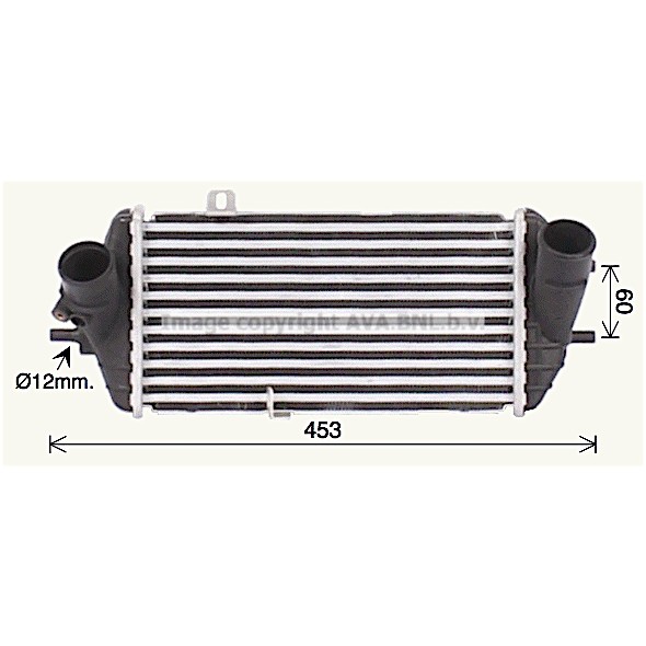 Слика на Интеркулер AVA QUALITY COOLING HY4468