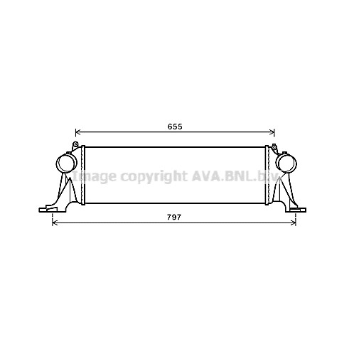 Слика на Интеркулер AVA QUALITY COOLING IV4132