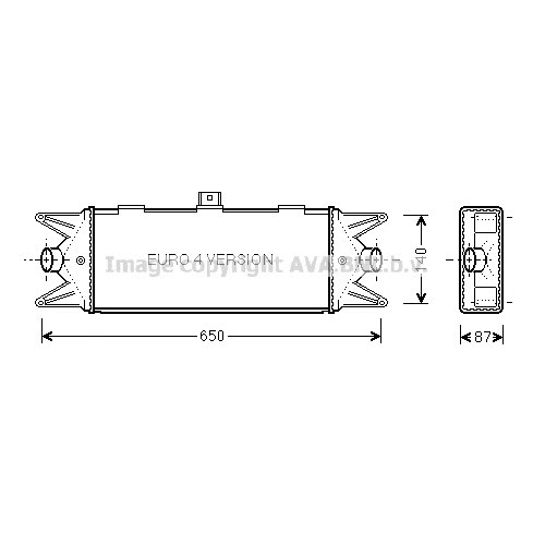 Слика на Интеркулер AVA QUALITY COOLING IVA4045