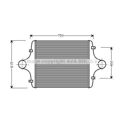 Слика на Интеркулер AVA QUALITY COOLING MN4027