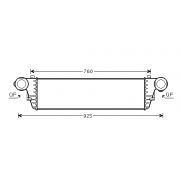 Слика 1 на интеркулер AVA QUALITY COOLING MS4297