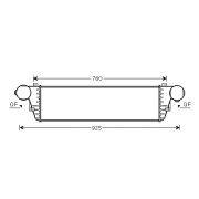Слика 1 на интеркулер AVA QUALITY COOLING MS4380