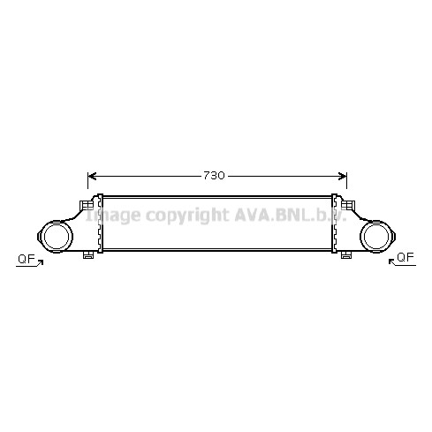 Слика на Интеркулер AVA QUALITY COOLING MS4410