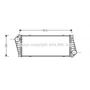 Слика 1 на интеркулер AVA QUALITY COOLING MSA4217