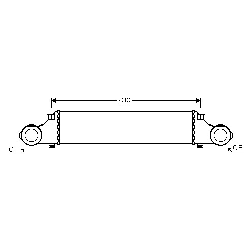 Слика на Интеркулер AVA QUALITY COOLING MSA4354