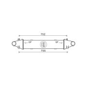 Слика 1 на интеркулер AVA QUALITY COOLING MSA4556