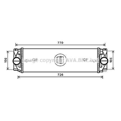 Слика на интеркулер AVA QUALITY COOLING MSA4582 за Mazda MX-5 (NA) 1.6 - 115 коњи бензин