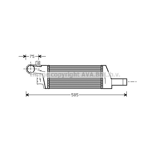 Слика на Интеркулер AVA QUALITY COOLING OLA4322