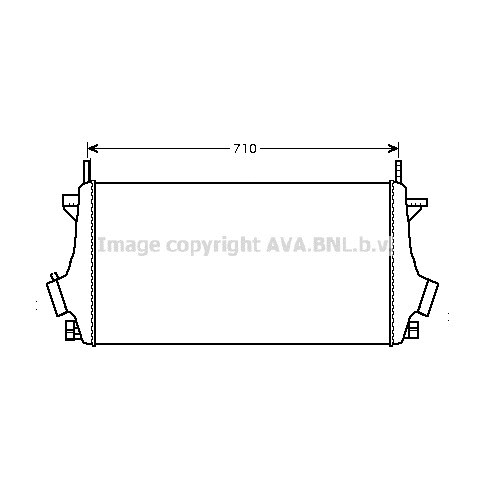 Слика на интеркулер AVA QUALITY COOLING OLA4476 за Opel Insignia Sports Tourer 2.0 Biturbo CDTI 4x4 - 195 коњи дизел