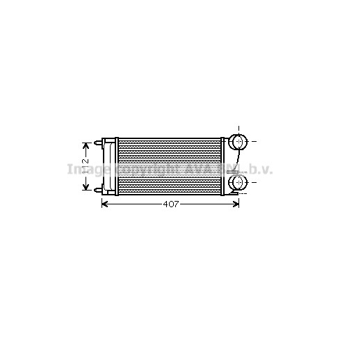 Слика на интеркулер AVA QUALITY COOLING PEA4332 за Peugeot Partner Box 1.6 HDi - 109 коњи дизел