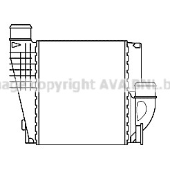 Слика на интеркулер AVA QUALITY COOLING PEA4385 за Citroen C4 Grand Picasso 2 1.6 HDi 115 - 115 коњи дизел