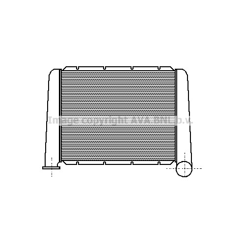 Слика на интеркулер AVA QUALITY COOLING RE4005 за камион Renault G 290.19 - 291 коњи дизел