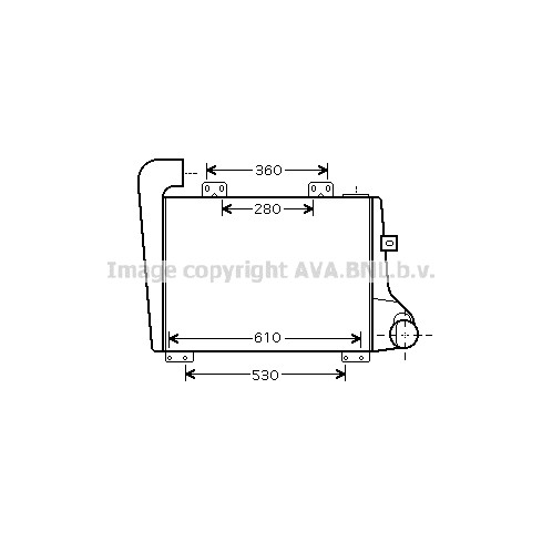 Слика на Интеркулер AVA QUALITY COOLING RE4064