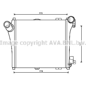 Слика на Интеркулер AVA QUALITY COOLING RE4097