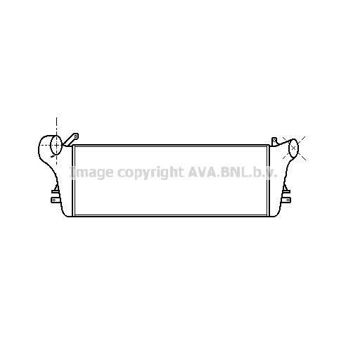 Слика на интеркулер AVA QUALITY COOLING RT4143 за Renault Safrane (B54) 2.1 dT (B546) - 88 коњи дизел