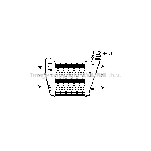 Слика на Интеркулер AVA QUALITY COOLING RT4423