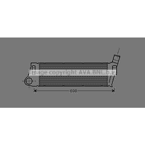 Слика на интеркулер AVA QUALITY COOLING RTA4316 за Renault Megane 2 Grandtour 1.5 dCi - 82 коњи дизел