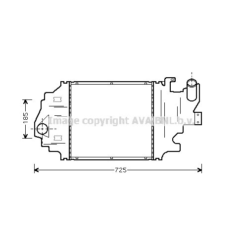 Слика на Интеркулер AVA QUALITY COOLING RTA4320