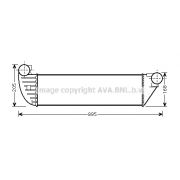 Слика 1 на интеркулер AVA QUALITY COOLING RTA4397