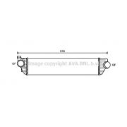 Слика 1 на интеркулер AVA QUALITY COOLING RTA4498