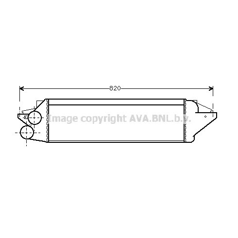 Слика на интеркулер AVA QUALITY COOLING SB4030 за Saab 900 II Coupe 2.5 -24 V6 - 170 коњи бензин