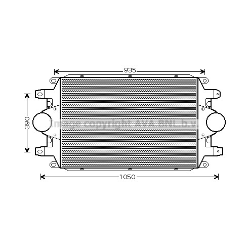 Слика на Интеркулер AVA QUALITY COOLING SC4024