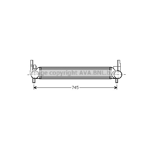 Слика на интеркулер AVA QUALITY COOLING STA4039 за Skoda Roomster (5J) 1.2 TDI - 75 коњи дизел