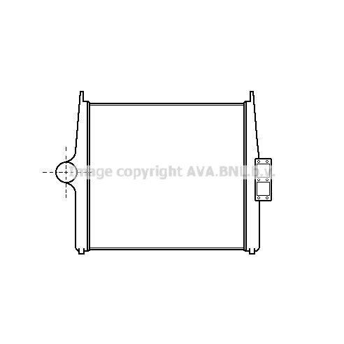 Слика на интеркулер AVA QUALITY COOLING VL4004 за камион Volvo F 12/320 - 320 коњи дизел