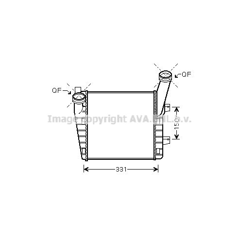 Слика на Интеркулер AVA QUALITY COOLING VNA4263