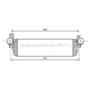 Слика 1 на интеркулер AVA QUALITY COOLING VNA4313