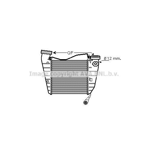 Слика на Интеркулер AVA QUALITY COOLING VW4253